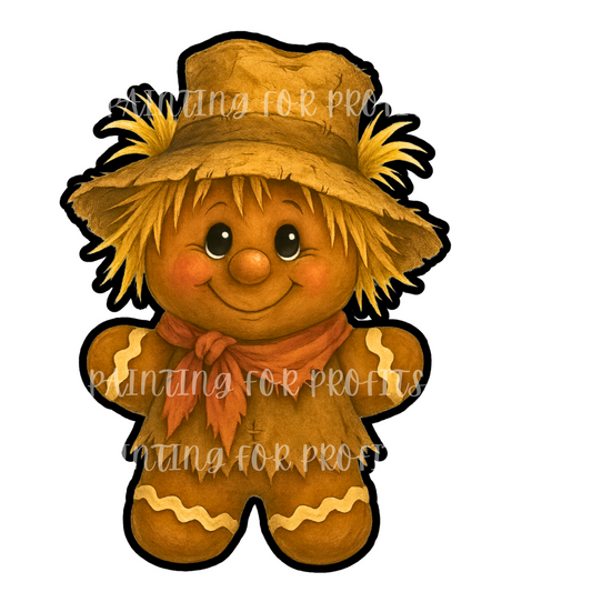 Snaps - The Ginger Scarecrow - Printed Fine Art Canvas for DIY Crafting, Halloween Décor & Craft Shows (Copy)