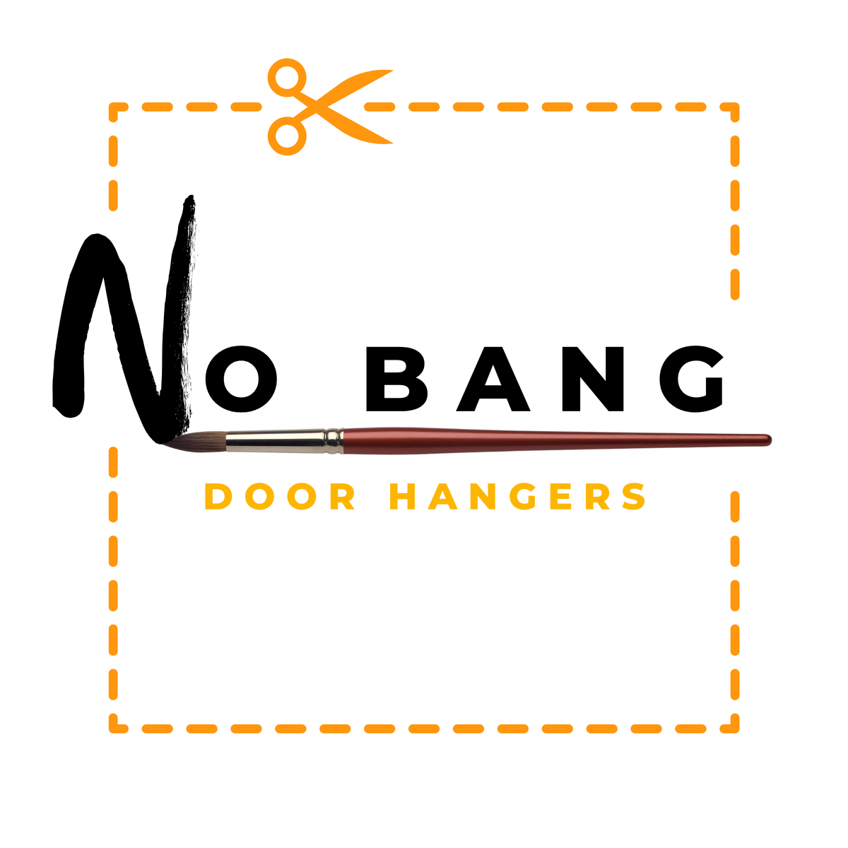 No Bang Door Hangers | DIY Canvas Cuts