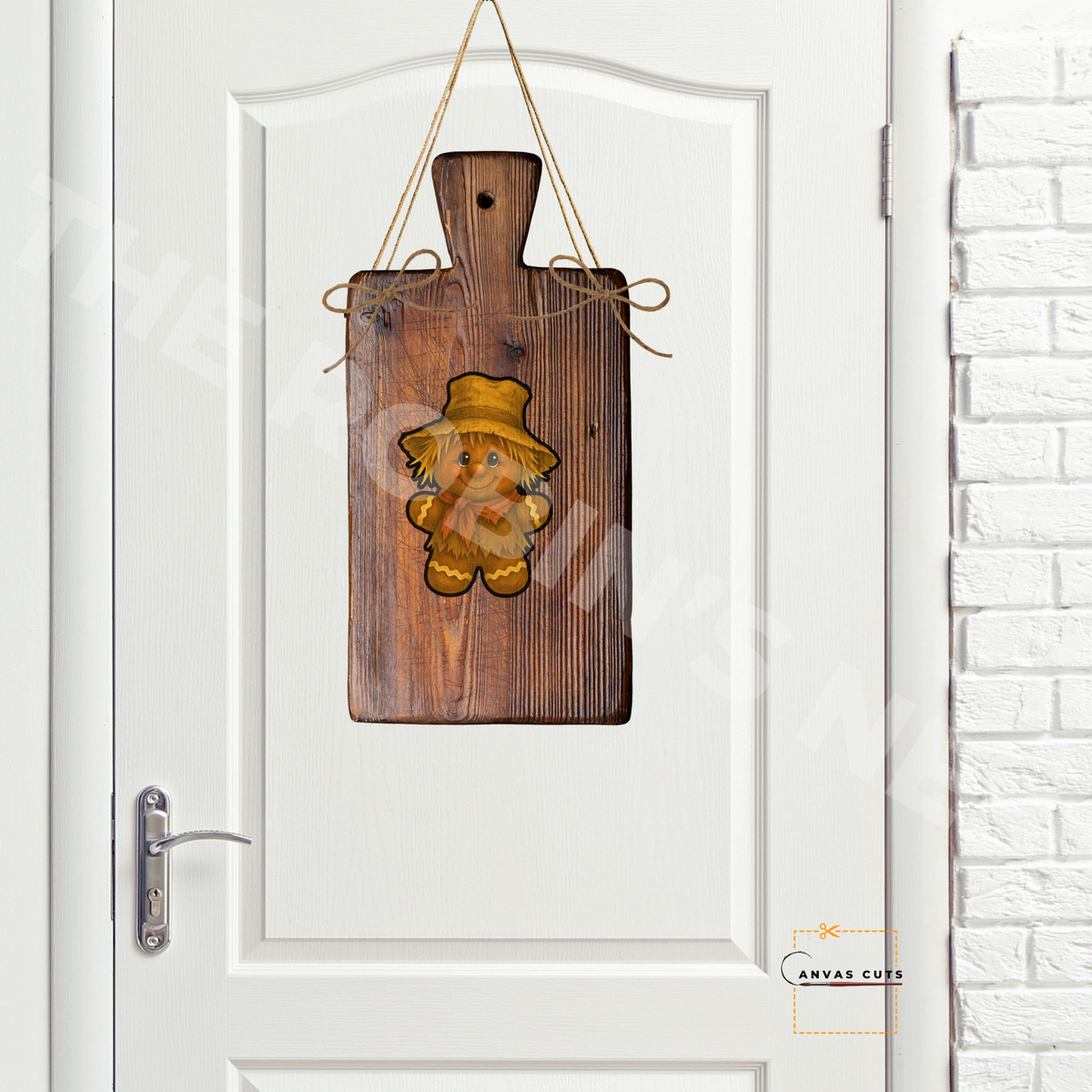 Snaps - The Ginger Scarecrow -  Printed Fine Art Canvas for DIY Crafting, Halloween Décor & Craft Shows (Copy)