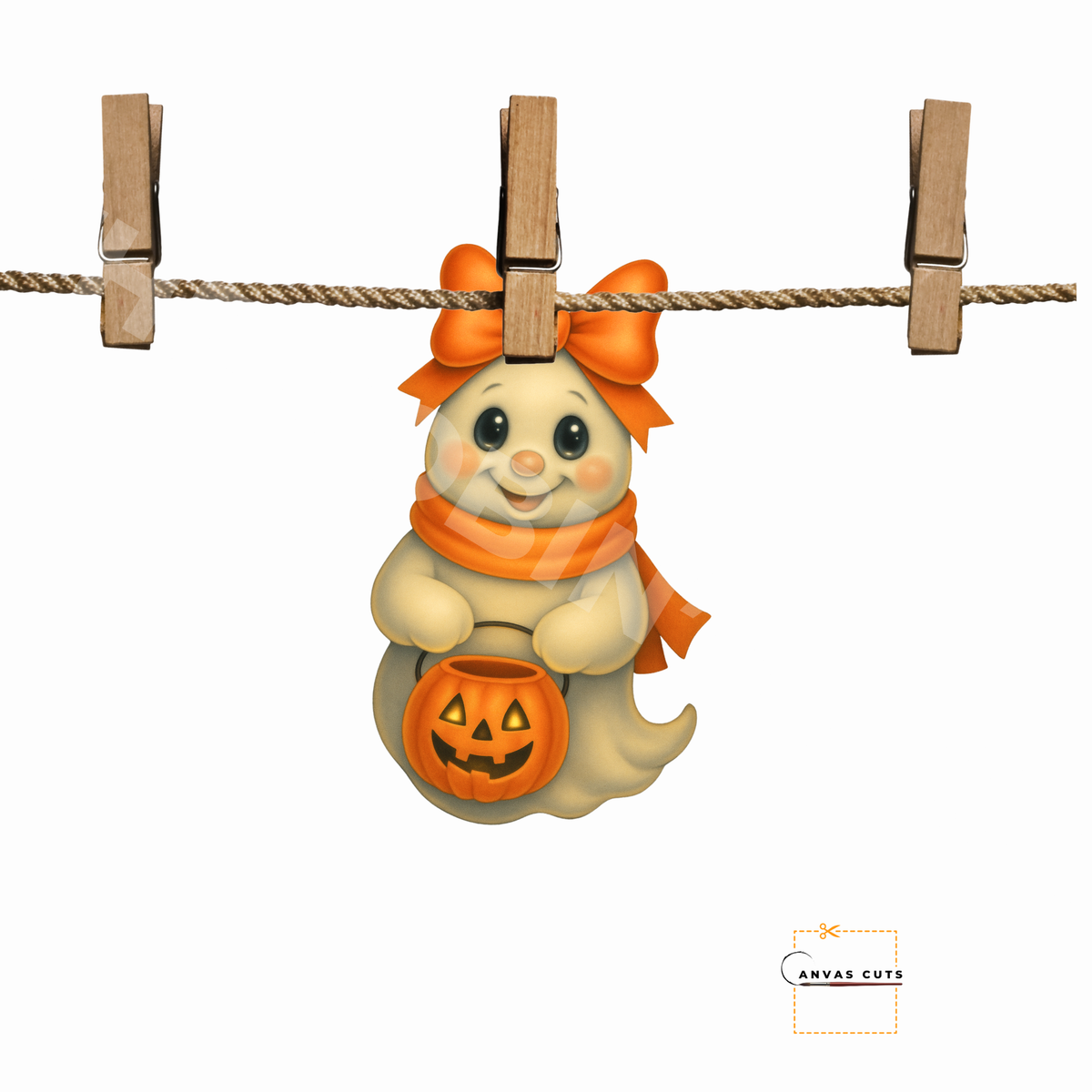 Rosie the Boo-tiful Bow Ghost