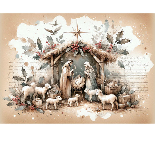 Nativity #2 Canvas