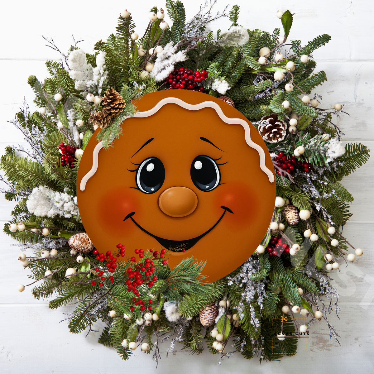 Gumdrop The Gingerbread Man's Face
