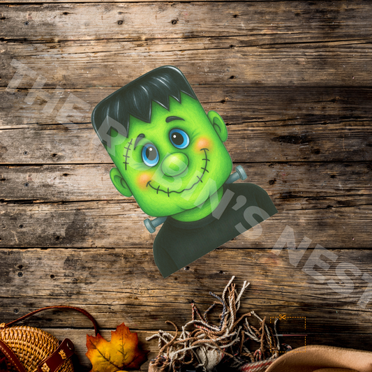 Frankie – Halloween Craft Canvas (No Background) for Door Hangers & Wreath Accents
