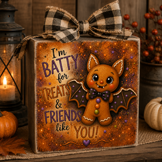 Gingerbread Halloween Canvas Prints 4x4 Bundle 50% Off - DIY Canvas Cuts 20 pieces