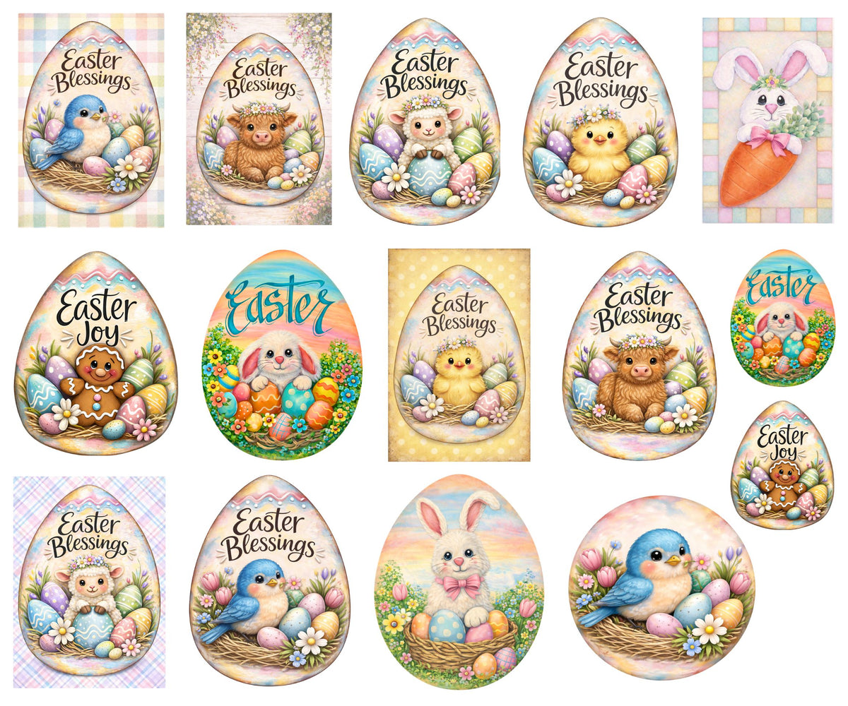 Easter Egg Canvas Cuts Bundle – Special Deal 50% Off